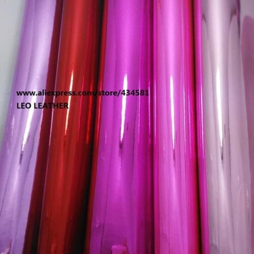 4PC A4 SIZE (21x29cm) Patent Mirror Leahter Fabric PU Leather for DIY Sewing P822c