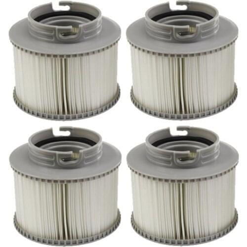 4 Pack MSPA filter FD2089 Round Tool Inflatable Swimming Pool Universal Strainer Hot Tub Part Replacement Filter Cartridge bath