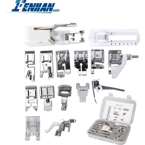 Sewing Machine Feet 15pcs CY-015 for Janome Brother Sewing Machine Accessories Sewing Machine Foot