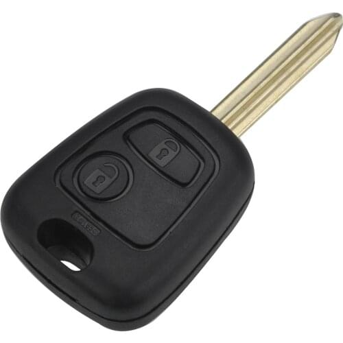 Bilchave 2 Buttons Remote Car Key Case Shell Fob For Citroen Saxo Xsara Picasso Berlingo With SX9 Uncut Blade Replacement