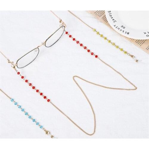 Fashion Pearl Mask Chains Eyeglasses Chain For Women Retro Metal Sunglasses Lanyards Eyewear Cord Holder Neck Strap Dropshipping