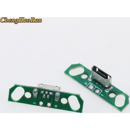 ChengHaoRan 1-10PCS Data Charging Cable Jack Test Board with Pin Header 90 Degree Micro Mini Micro USB Female Male connector