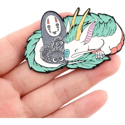 DZ2171 Unusual Japanese Anime Enamel Pins Brooches For Backpack Bags Badge Lapel Decoration Jewelry Kids Friends Birthday Gifts