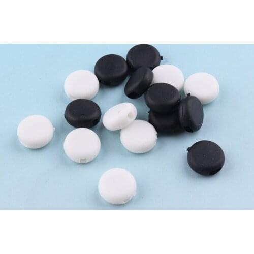 100pcs 1-3mm Elastic Cord Stops for elastic Flat Rope Cord end Toggles Rope Silicone Cord Stopper Cord Toggle Clip Cord locks