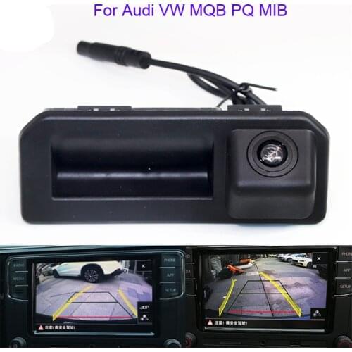 Original Dynamic Car Rear View Backup Camera for Audi 2017 Q2 A5 Q5L Skoda KODIAQ KAROQ 2019 Volkswagen Bora trunk handle Camera