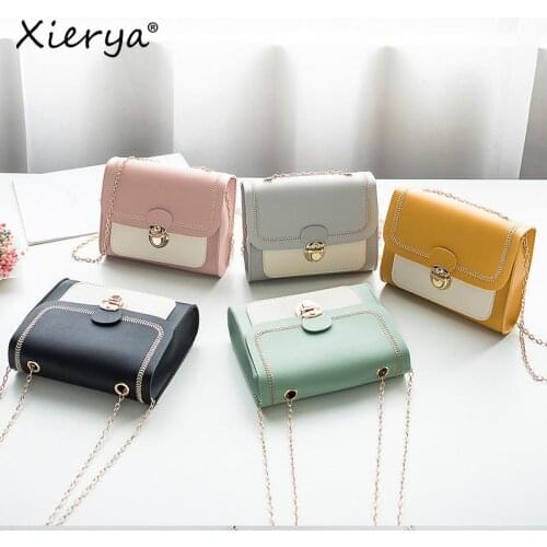 Xierya Fashion Small Square Bag Single Shoulder Messenger Bag Coin Purse New Fashion Women Bag Single Shoulder Mini Bag