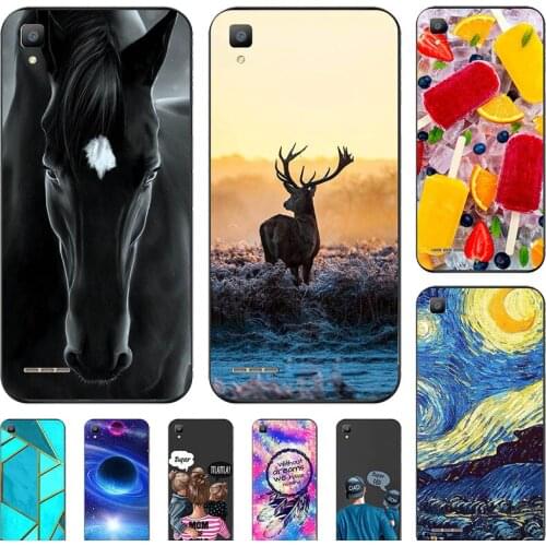 Fashion Bumper Cute Case For OPPO A53 2015 A53M A53T A53C Case Soft Silicone Cat Horse Flower Cover Back Shell
