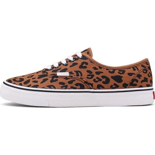 Men Canvas Shoes Skateboard Sneakers Summer Outdoor Classical Leopard Print Cozy Shoes 2021 New Brand Designer 39-44 Euro