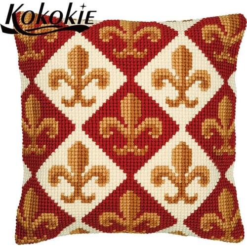 DIY cushion mat sets Mandala cross stitch kit accessories For pillowcase handmade Embroider Needlework kits throw pillow case