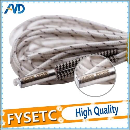 5pcs/lot Heating tube 6*20mm 12V 24V 50W Ceramic Cartridge Heater 1M 2M &Mendel For V6 J-head Extruder 3D printer part