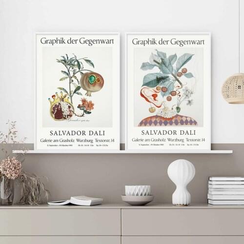 Lemon Pomegranate Cherry Fruit Wall Art Canvas Painting Nordic Vintage Posters Aesthetic And Prints Wall Pictures For Home Decor