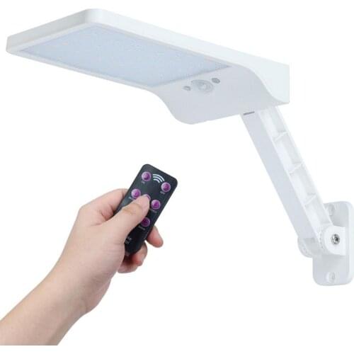 Hot Sale 48LED Solar Motion Sensor Wall Light Outdoor Street Lamp With Remote Control Waterproof Garden Street Lamp Dropshipping