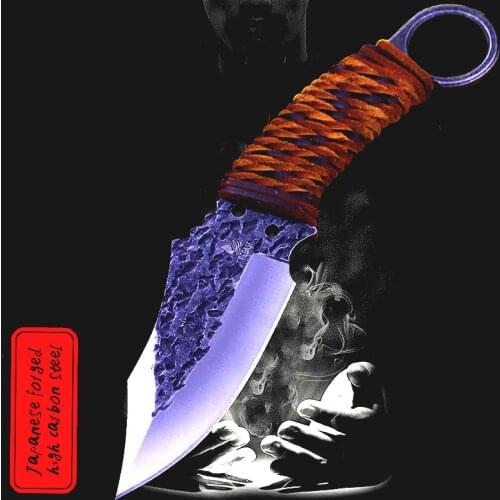 Handforged high carbon steel Outdoor tactical claw Jungle Camp Knife High quality hunting knife German steel Claw knife