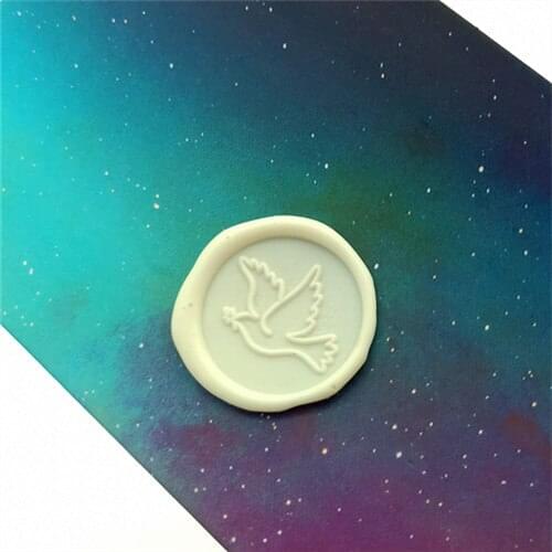 Peace Dove wedding Stamp Wax Seal Stamp/Sealing Seal logo blessing stamp seal/Brass Metal Gift Set