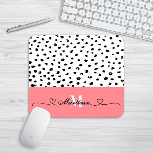 Custom Your Name Mousepad for Gaming Laptop Computer Desk Mat Mouse Pad Wrist Rests Table Mat Office Desk Set Accessories
