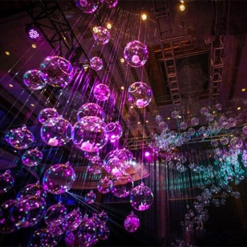 European and American Pop Transparent Acrylic Hanging Ball For Wedding Site Layout Props Christmas Decoration Supplies
