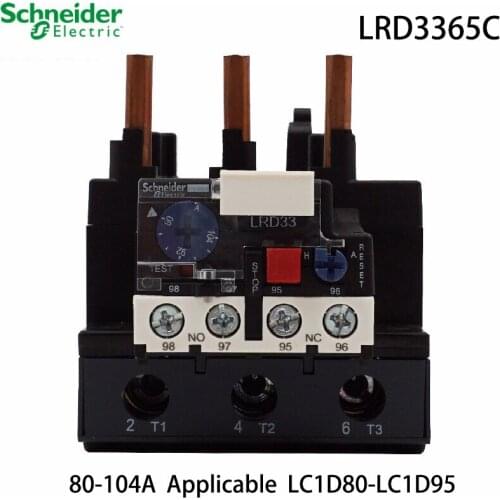 Schneider Electric LRD3365C contactor LR-D3365C 80-104A LC1D TeSys contactor thermal overload relay brand new original export