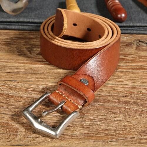 Fashion High Quality Genuine Leather Belt Luxury Designer Casual Mens Belts New Alloy Buckle Strap Male Jeans For Man Cowboy
