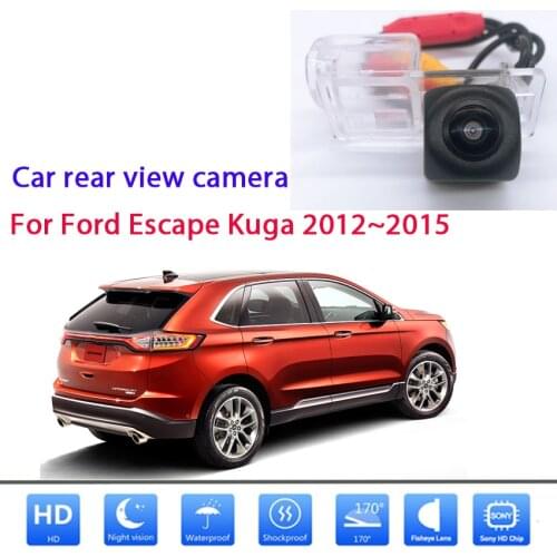 Starlight Night Vision Car Rear View Reverse Backup Camera For Ford Escape Kuga 2012 2013 2014 2015 CCD full HD Waterproof