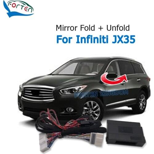 Forten Kingdom Car Side Auto Rear Mirror Folding System Module For Infiniti JX35 Rear View Mirror fold unfold