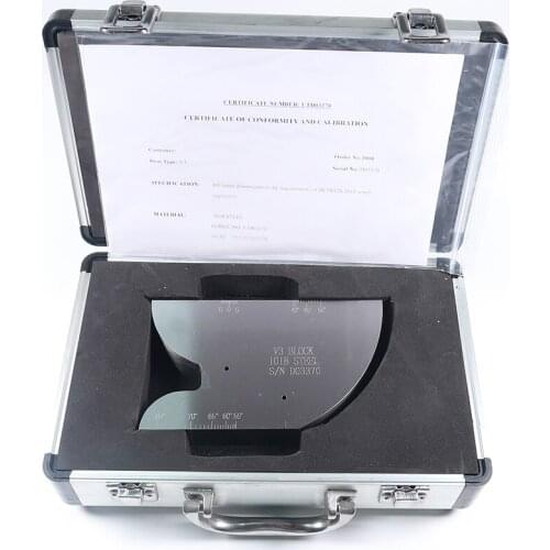 V3 No3 type Ultrasonic calibration 1018 steel test block