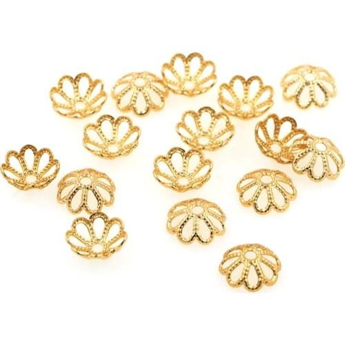 10PCS Bead End Cap For Jewelry Making Findings Needlework Diy Necklace Bracelet Accessories Wholesale