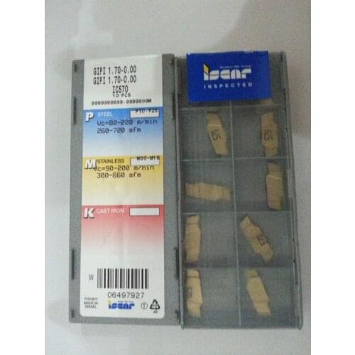 10PCS CARBIDE INSERT GIPI1.70-0.00 IC570