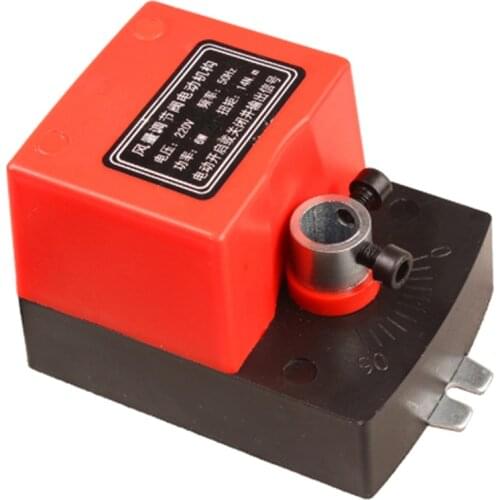 Hot Air Damping Valve Ac220V Electric Duct Electric Damper Actuator for Ventilation Valves with Signal Feedback