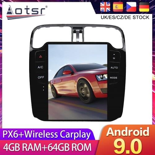 For Volkswagen VW Polo Sedan 2011-2016 Tesla styel Android 9 Car DVD GPS Navigation Radio AutoStereo Multimedia Palyer HeadUnit