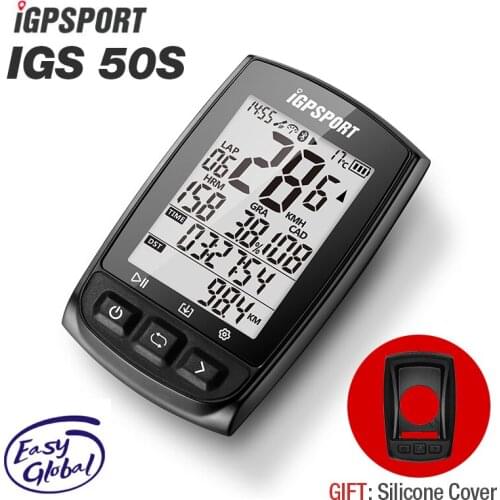 IGPSPORT IGS50S Bicycle Computer ANT+ Wireless Waterproof IPX7 Road MTB Bike Speedometer Bluetooth GPS Cycing Odometer Data Map