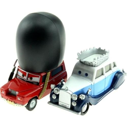 Disney Pixar Cars 2 The Queen London Buckingham 1:55 Diecast Metal Alloy Cars Model For Kid Christmas Toys Gift