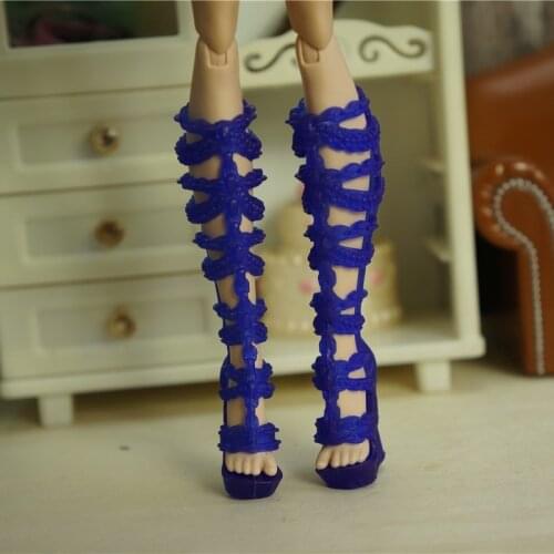 Wholesale fashion Children kids baby toys Girls Gift Doll Accessories nice lot shoes bjd For Monster High original Dolls 1/6 8