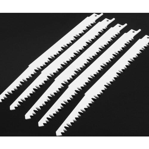 5pcs/set Reciprocating Saw Blades For Bosch Makita Saw Blade Cutter For Bosch Makita Tool High Carbon Steel Wooden Woodworking
