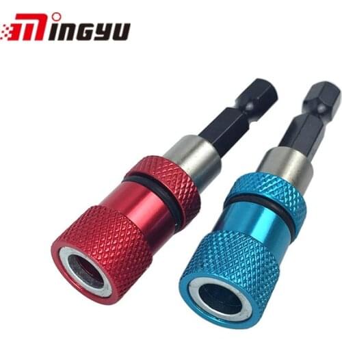 1/4" Hex Shank 60mm Hexagonal Quick-release Rod Extension Bar Drill Screwdriver Quick Adapter Connecting Rod For Electric Drill