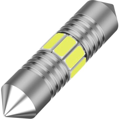 10PCS Festoon 31mm 36mm 39mm 41mm C5W C10W Super Bright LED Bulb Car Dome Light Canbus Auto Interior Reading Lamp White