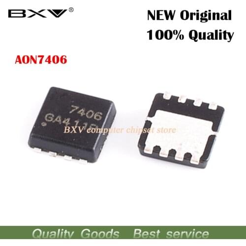 10pcs AON7406 7406 QFN new original laptop chip free shipping