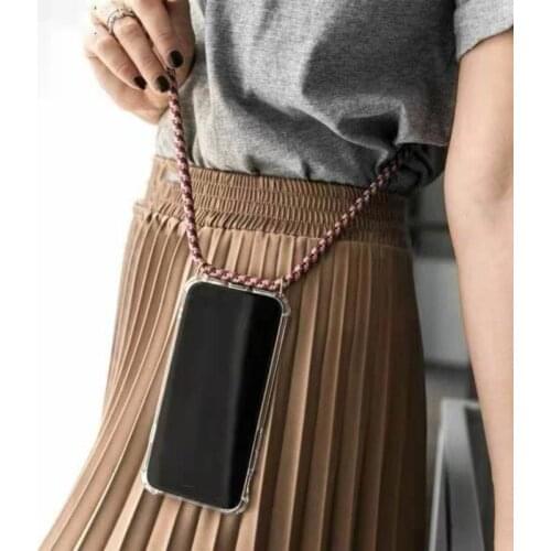 Strap Cord Chain Phone Case for Huawei Mate 20 30 40 Pro Lite Funda Necklace Lanyard Cover For Honor 20 30 Pro V20 V30 Pro