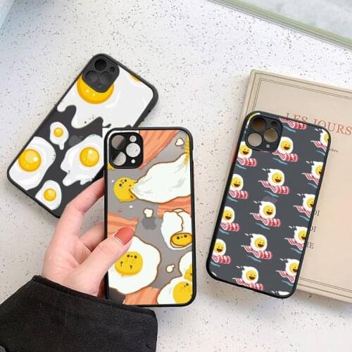 Funny Egg Styles Phone Case For iphone 12 11 7 8 plus mini x xs xr pro max matte transparent cover