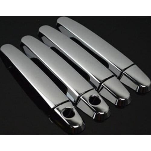 For Toyota Yaris Xp130 Vitz 2012-2017 Luxurious Chrome Handle Cover Trim Set 2013 2014 2016 Car Accessories Sticker Car Styling