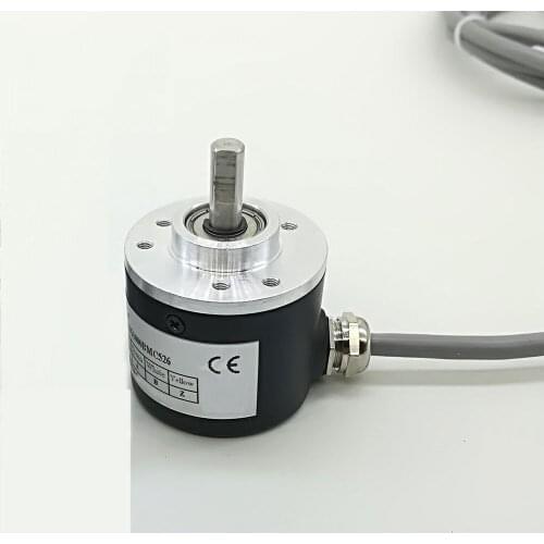 China Original ZS38 6mm Solid Shaft NPN Output Optical Incremental Rotary Encoder 360 500 1000 1024 2000 2048 2500 3000 3600ppr