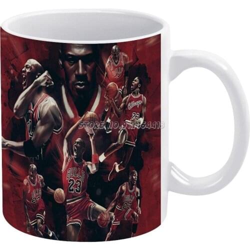 Coffee Mugs Ceramic Personalized Mugs 11 Oz White Mug Tea Milk Cup Drinkware Travel Mug Bulls Legend Mj