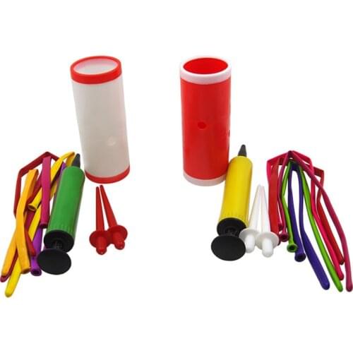 Sword Spikes Thru Balloon with Pump Balloon Illusion Magic Tricks Magician Close Up Street Gimmick Props Funny Toy For Kids