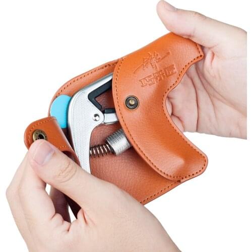 Multifunctional Guitar Capo Clamp Bridge Pin Puller Guitar Pick Slot for Acoustic Electric Guitars Bass Ukulele Accessories