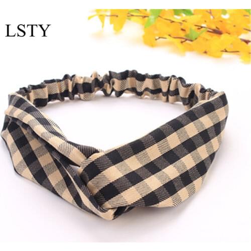 Korean Style Cross Hair Band British College Style Hairband Small Fresh Headband Network Hot Style Super Fairy Girl Heart