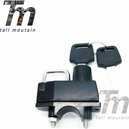 Helmet Lock For KAWASAKI Z125 Z250 Z300 NINJA 400/500R/650/650R/1000/300/250 Motorcycle Accessories Handlebar Bar Clamp CNC