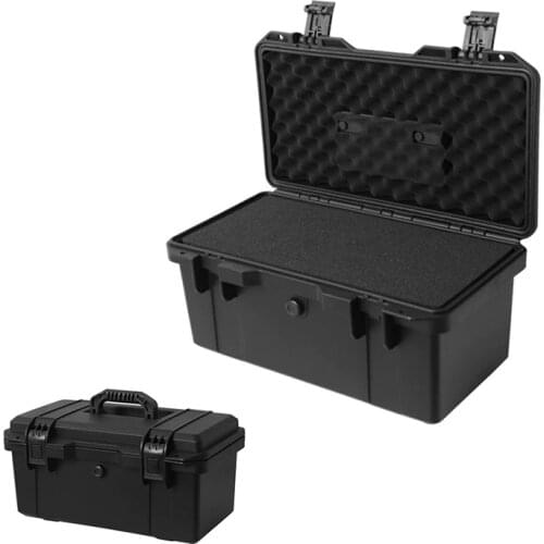 Protective Safety Toolbox Large Tool Box Household Maintenance Electrician Tool Case Thicken Anti-fall Hardware Toolbox W Foam