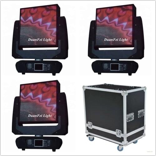8pcs+Flycase) Stage P5 64*64 Dots Pixel Moving Head LED Display Video Matrix Panel Screen