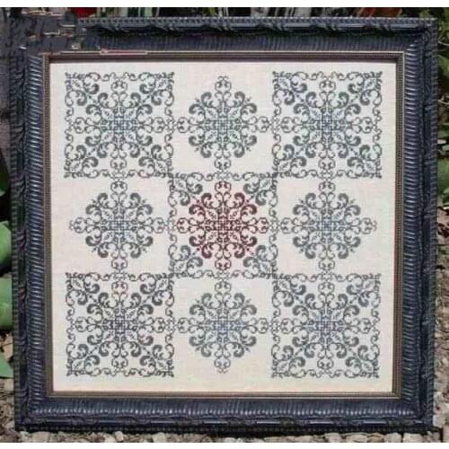 F052 Two-color floral pattern 49-49 .cross stitch sets Counted Cross Stitch Cross Stitch Kits Embroidery Needlework Sets
