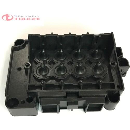 Original solvent F189000 DX7 printhead manifold for Epson Wit color Micolor Xuli Titanjet Xenons printer dx7 print head adapter