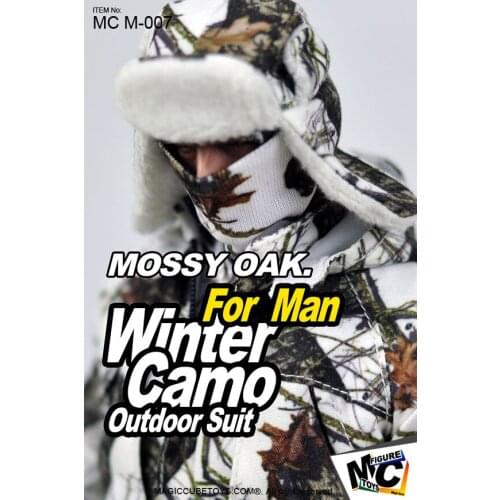 MC TOYS MCM-007 1/6 MOSSY OAK. Winter Camo Outdoor Suit for Man for 12" Collectible Action Figure DIY